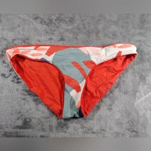Maaji Ornate Frills Reversible Bikini Bottoms Size Medium